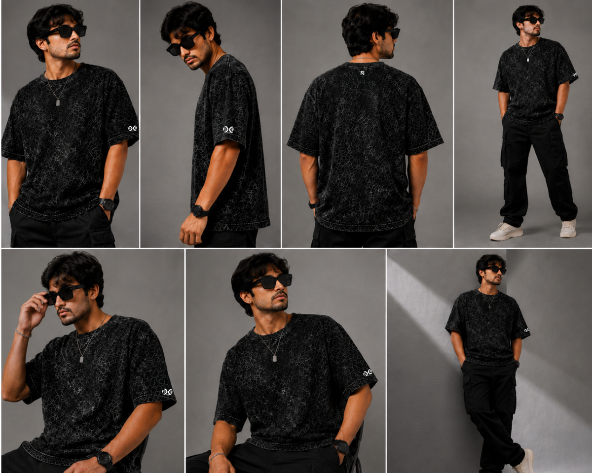 Evolution Raw | Acid Wash in Washed Black