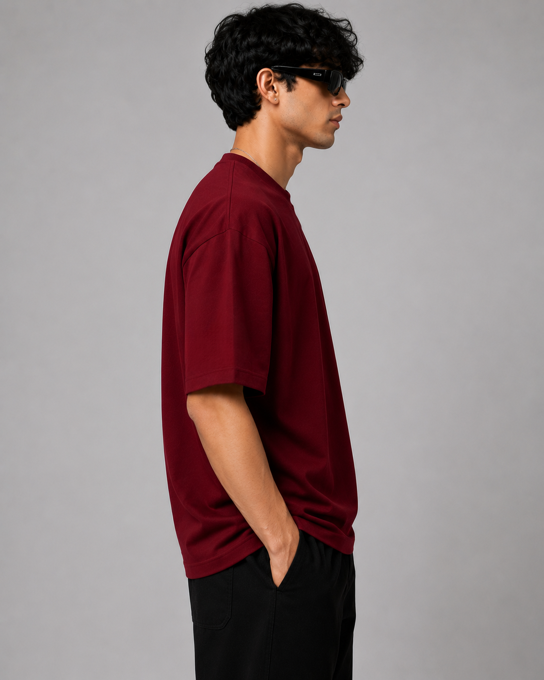 Signature Maroon | Oversized in Maroon