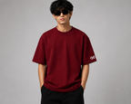 Signature Maroon | Oversized in Maroon