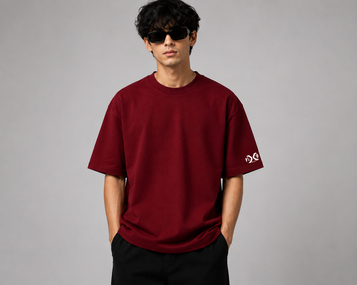 Signature Maroon | Oversized in Maroon