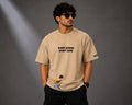 Unbothered | Oversized Cotton in Sand Beige