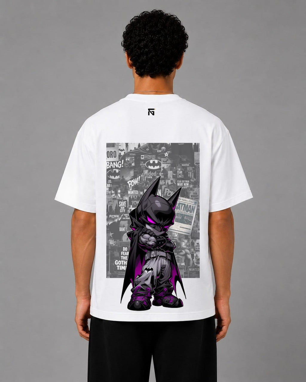 Dark Knight | Oversized Cotton in Optical White