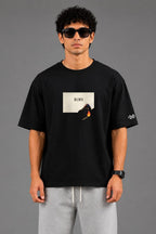 Burn Mark | Oversized Cotton in Deep Black