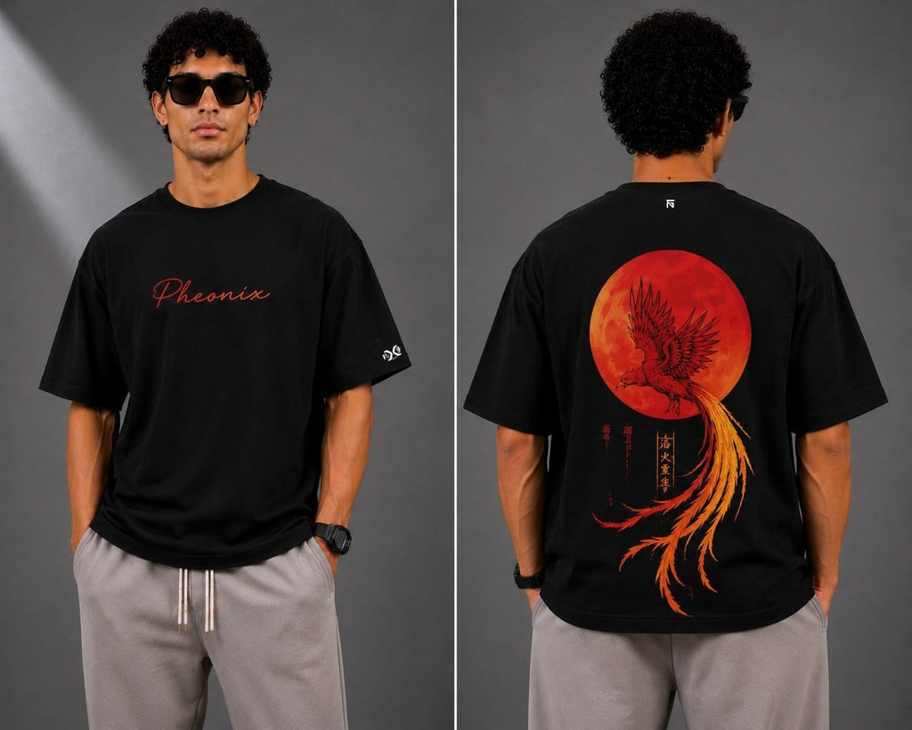 Phoenix | French Terry in Jet Black
