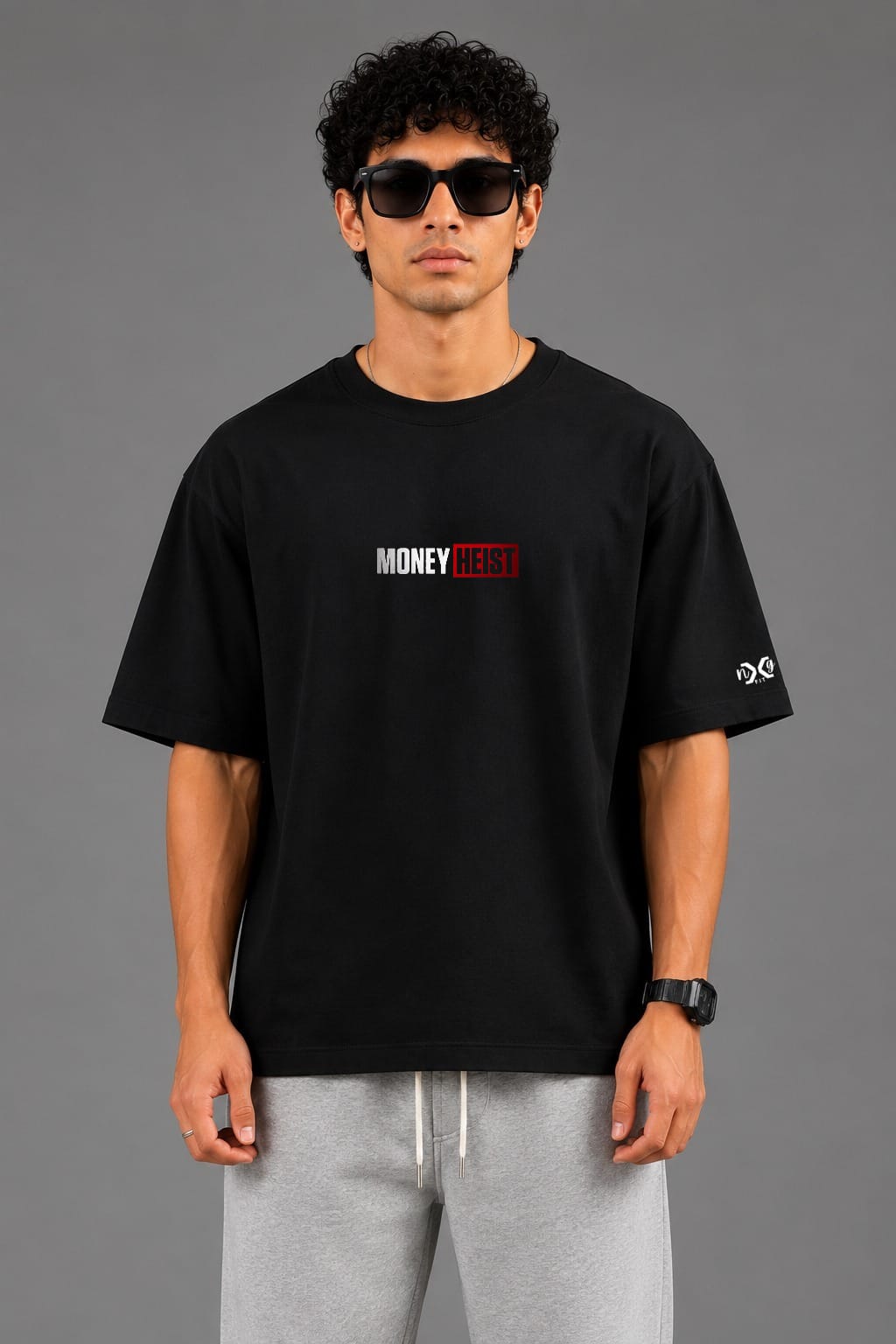 Heist | Oversized Cotton in Jet Black