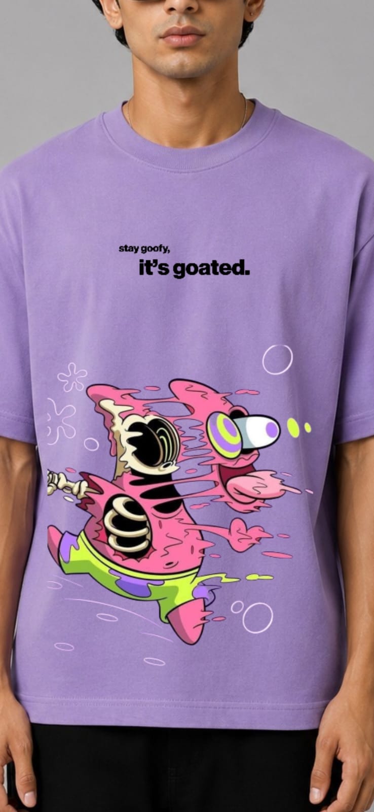 Goofy Patrick | Oversized Cotton in Lavender