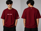 Red Flag | Oversized Cotton in Maroon