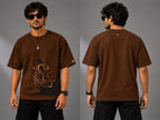 Abhimanyu | Oversized Cotton in Chocolate Brown