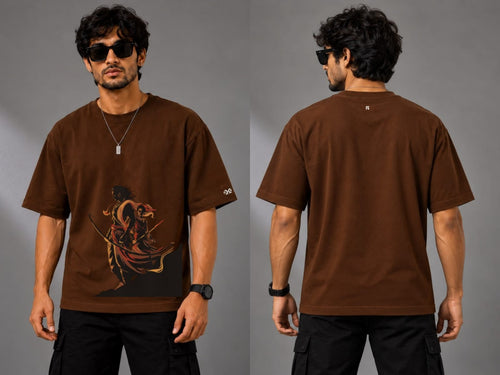 Abhimanyu | Oversized Cotton in Chocolate Brown