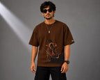 Abhimanyu | Oversized Cotton in Chocolate Brown
