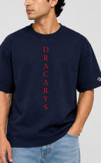 Dracarys | Oversized in Navy Blue