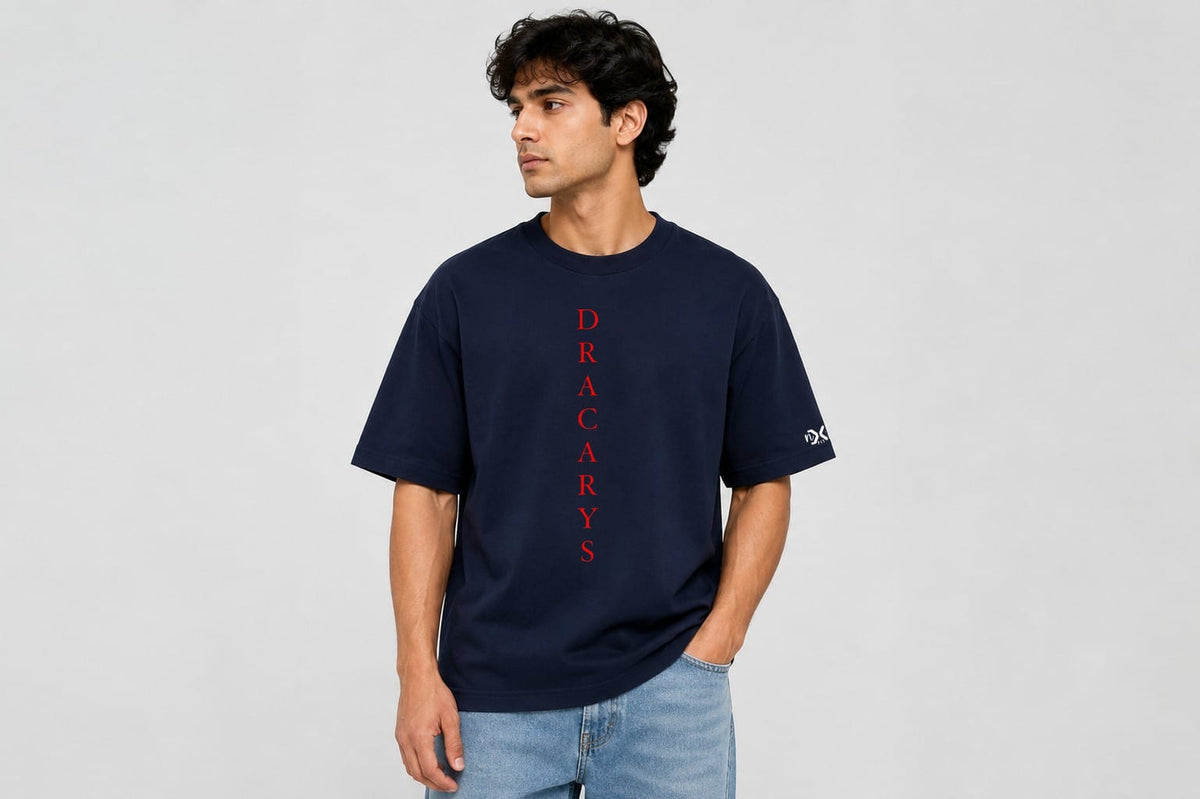 Dracarys | Oversized in Navy Blue