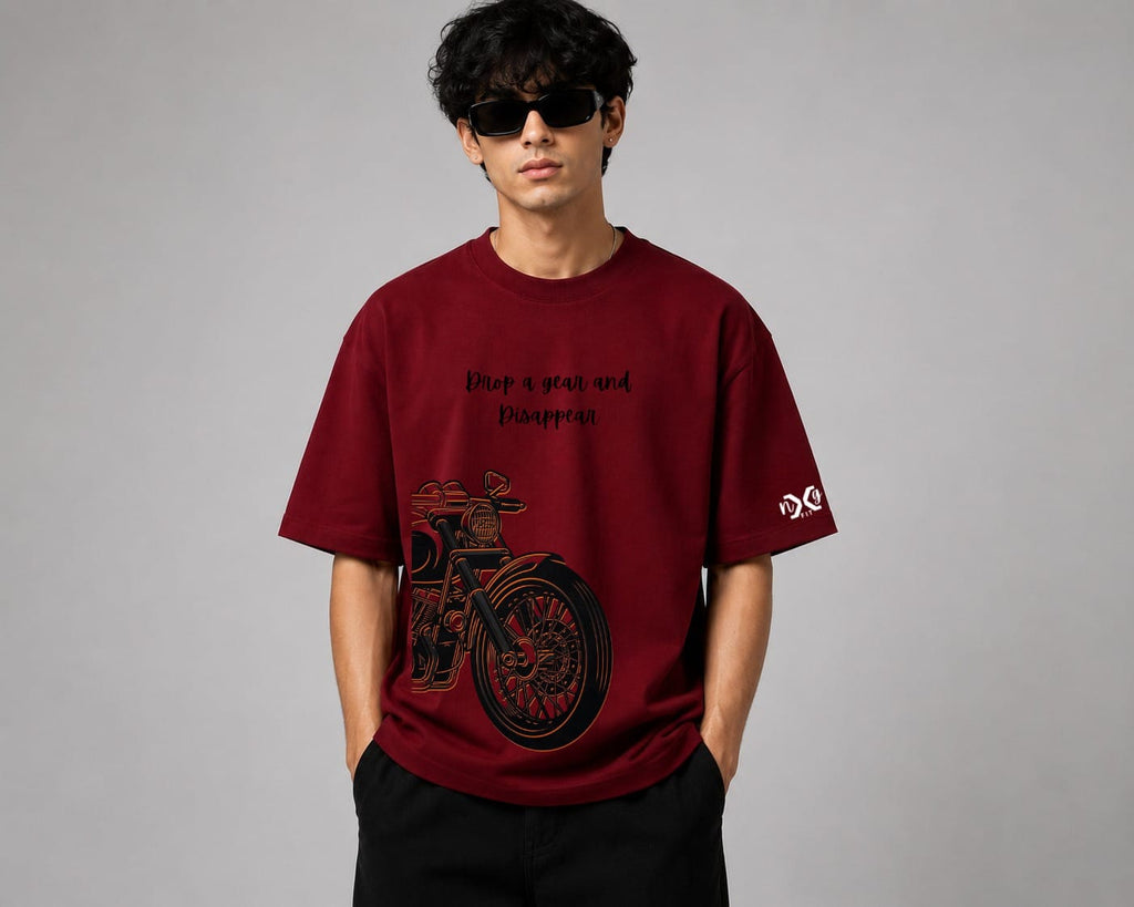 Gear | Oversized in Maroon