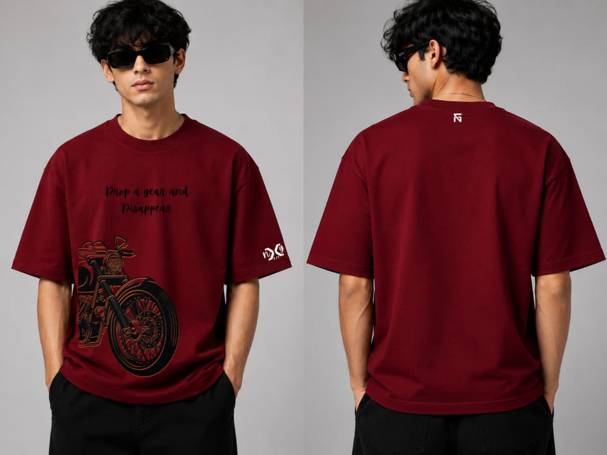 Gear | Oversized in Maroon