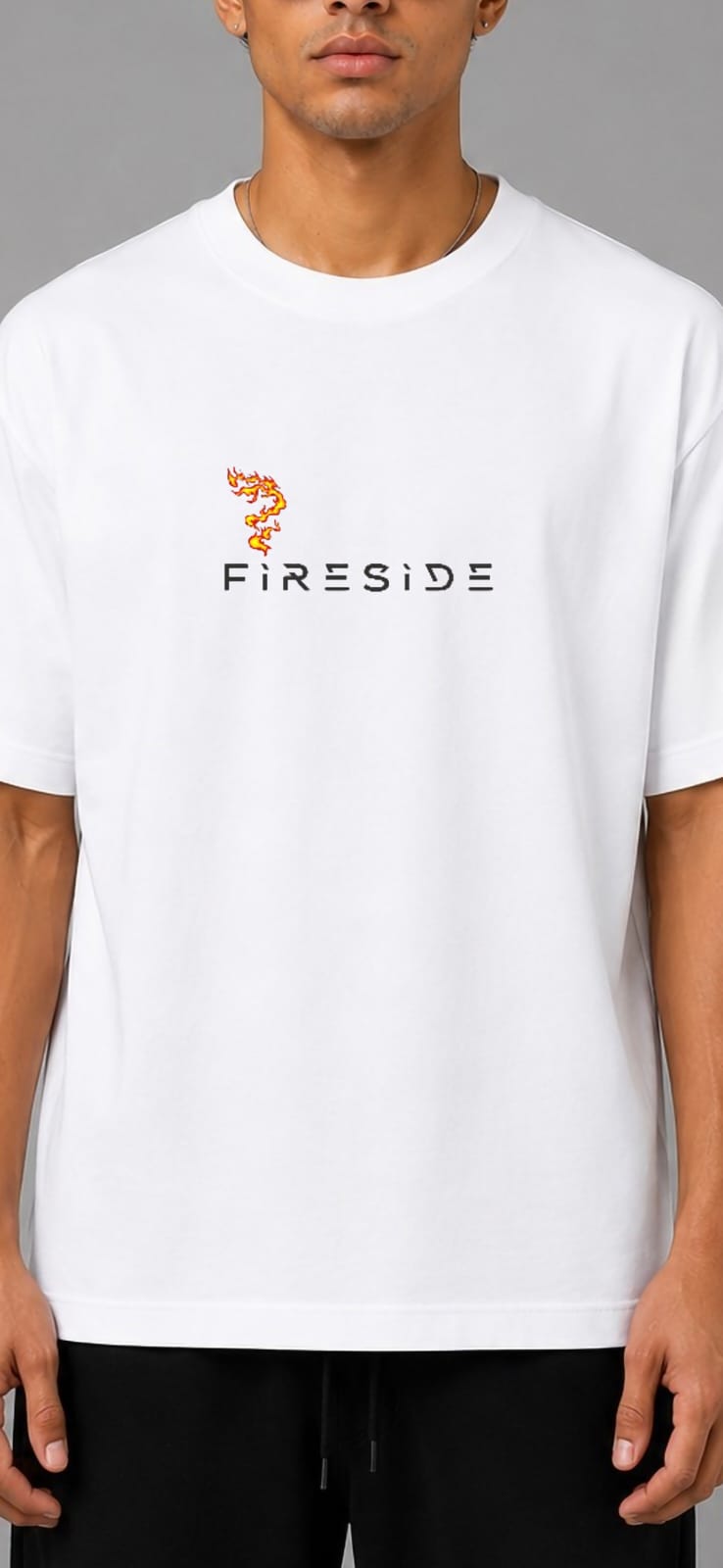 Fireside | French Terry in Classic White
