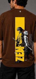 Demon Slayer | Oversized in Chocolate Brown