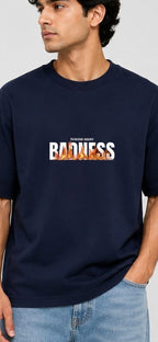 Badness | Oversized Cotton in Midnight Navy
