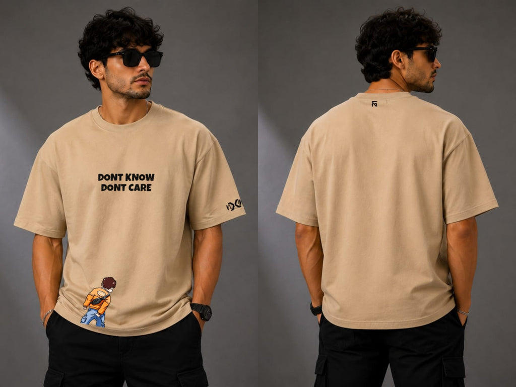 Unbothered | Oversized Cotton in Sand Beige