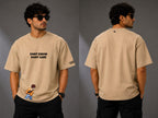 Unbothered | Oversized Cotton in Sand Beige