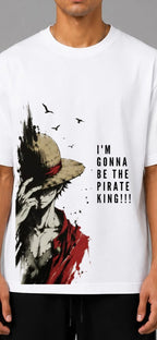 Luffy | French Terry in Optical White
