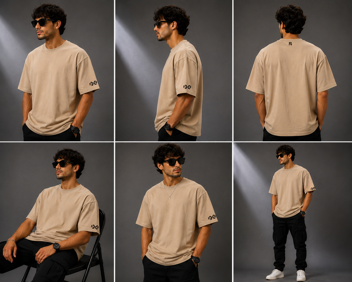 Nomad Smooth | Oversized Cotton in Neutral Beige