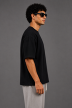Signature Black | French Terry in Deep Black