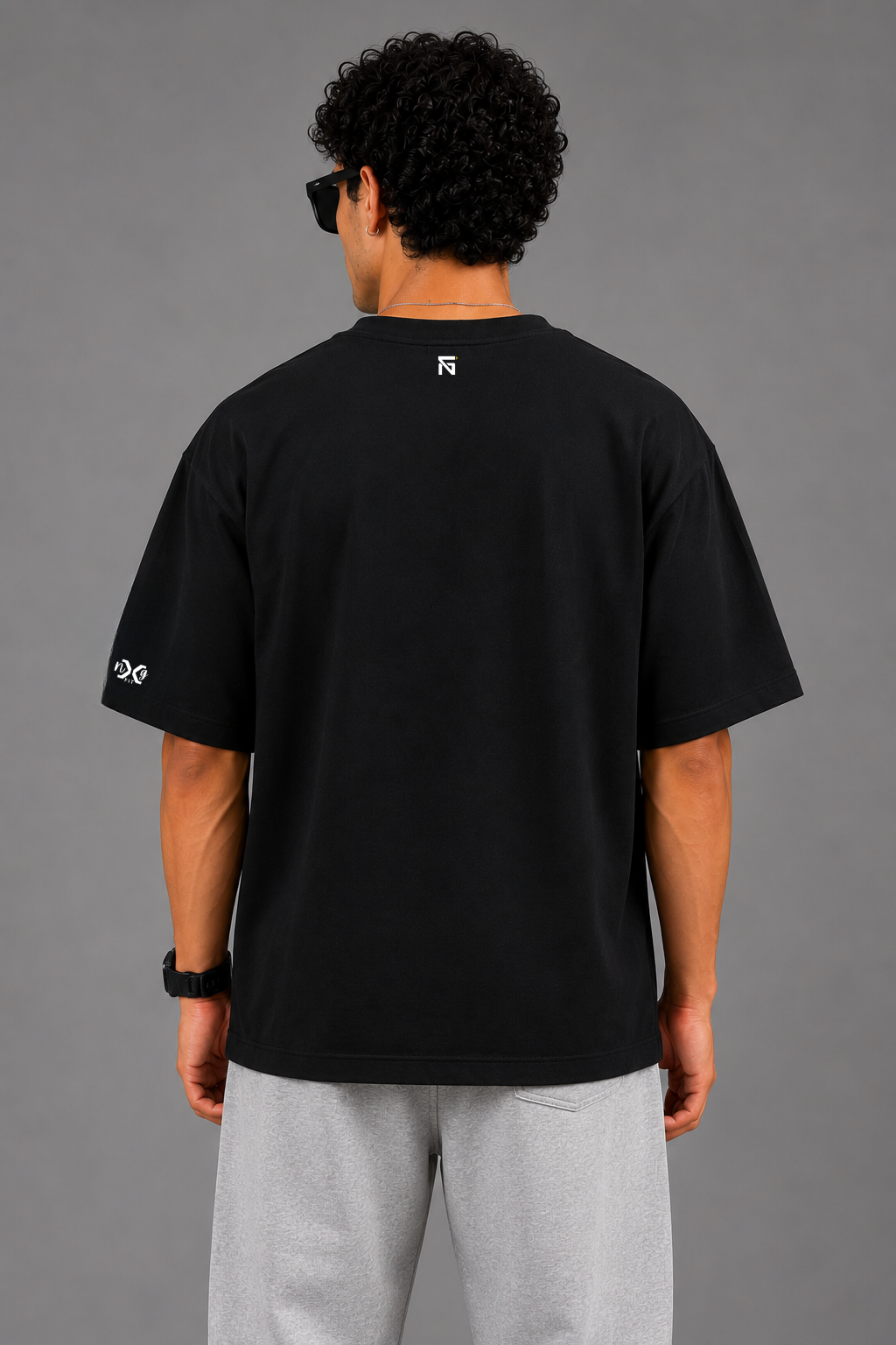Burn Mark | Oversized Cotton in Deep Black