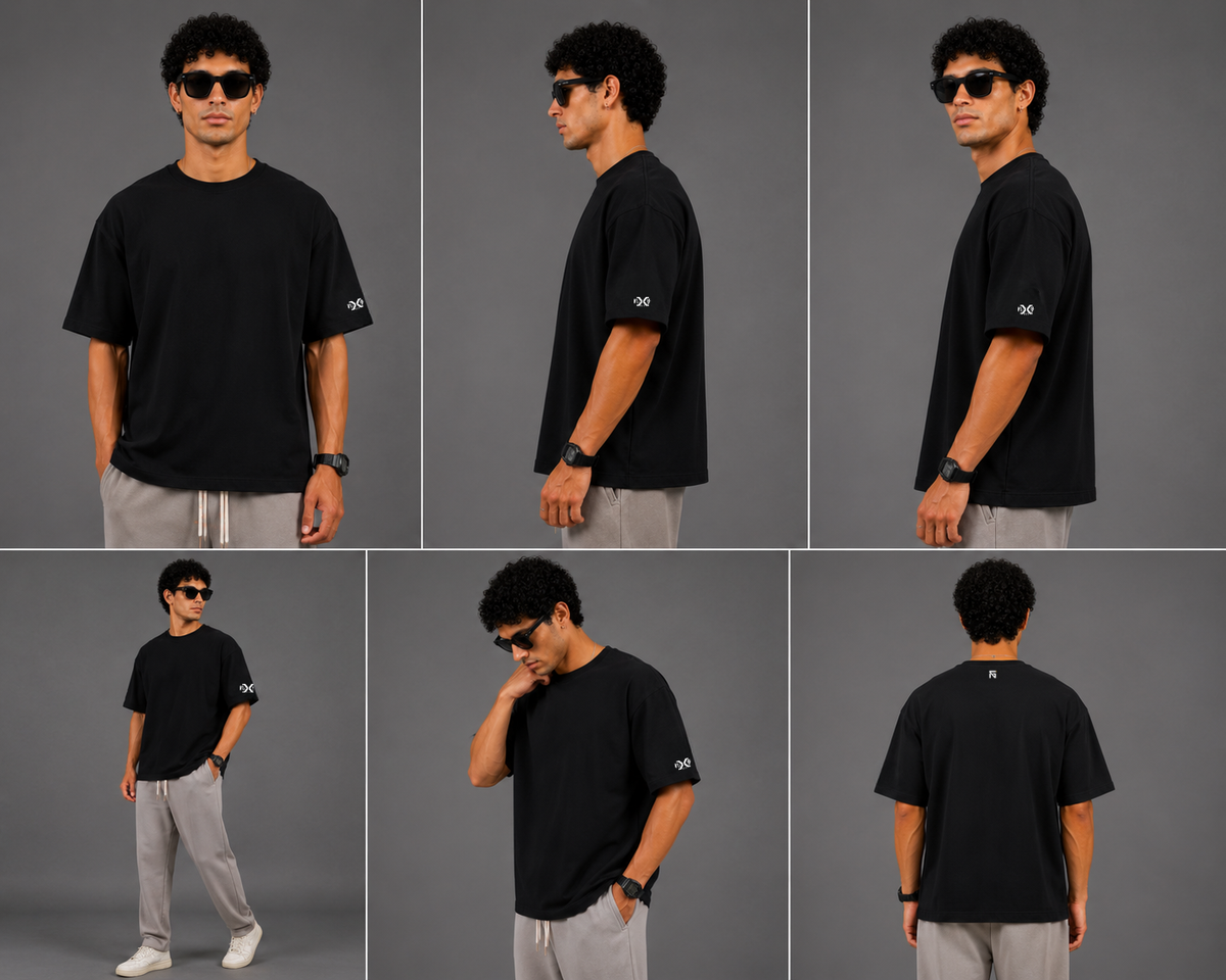 Prime Dark | Oversized in Deep Black